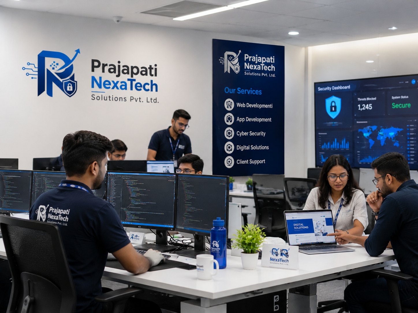 Prajapati NexaTech IT services team